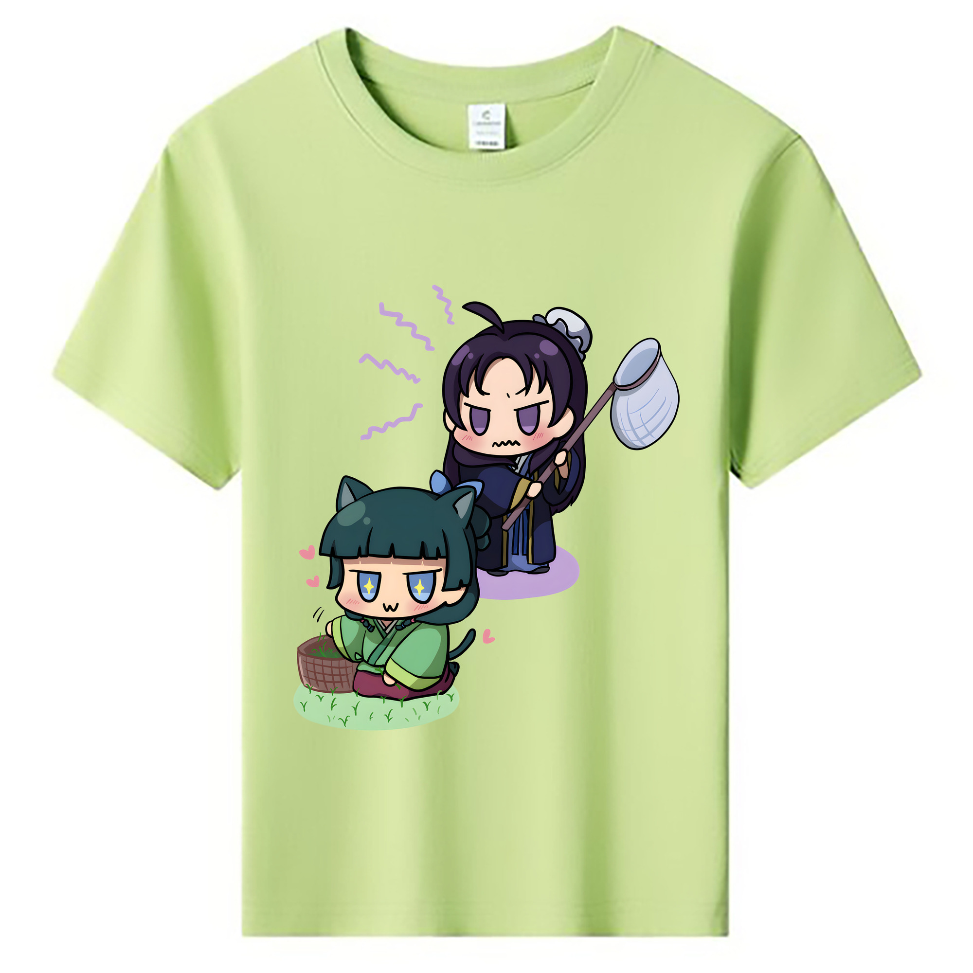 （画像用） 薬屋のひとりごと The Apothecary Diaries 綿100％キッズTシャツ（フロントプリント）